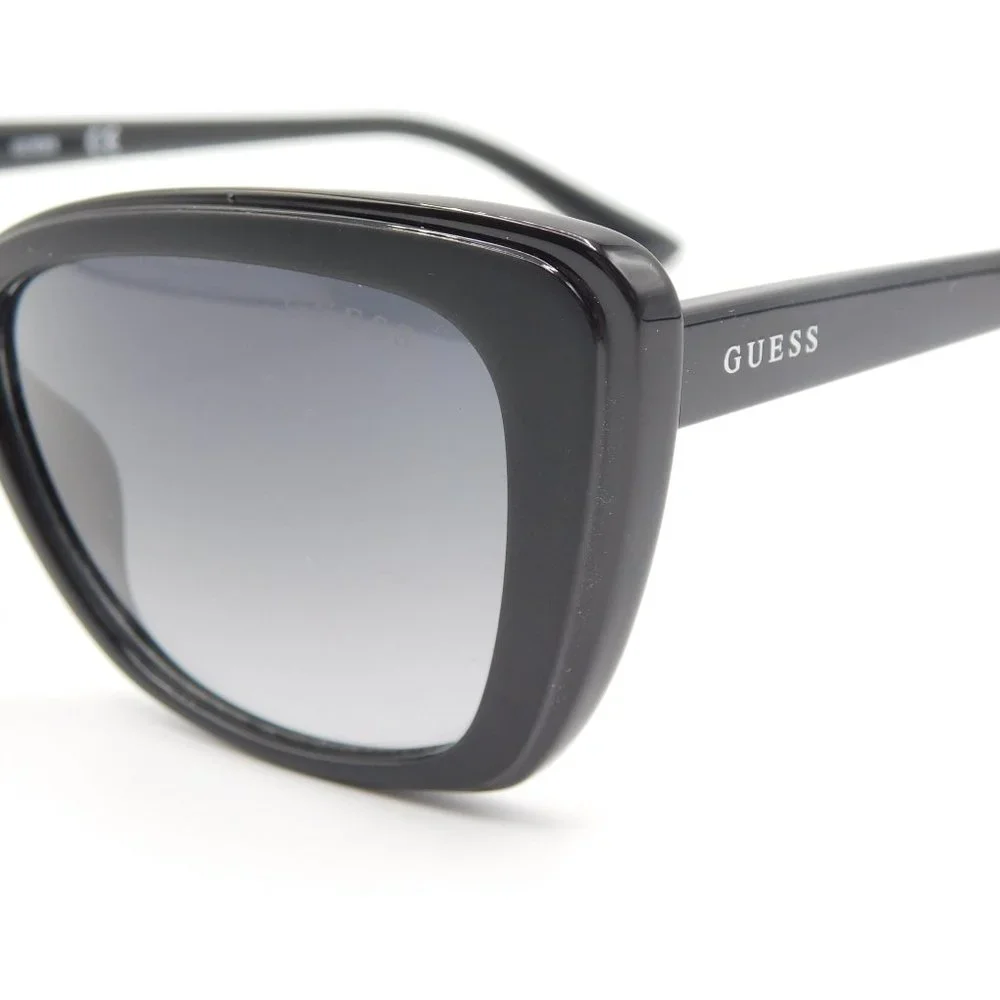 BRAND NEW GUESS GU7774 02B MATTE BLACK GREY CAT EYE WOMEN'S Sunglasses 5…